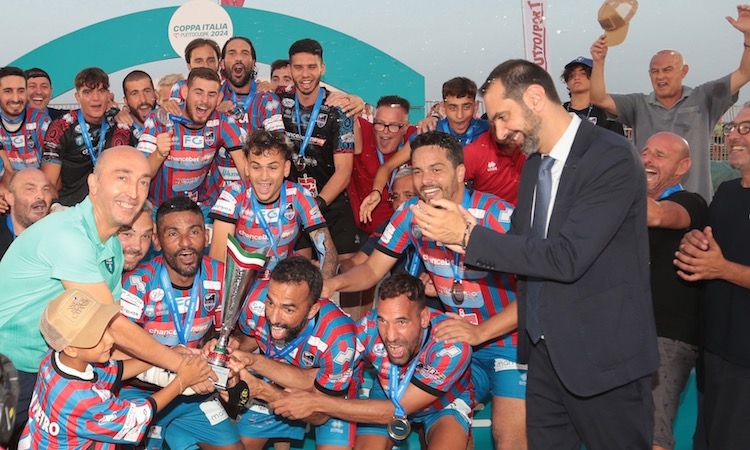 Coppa Italia Puntocuore: Catania FC alza al cielo il trofeo per la prima volta nella sua storia