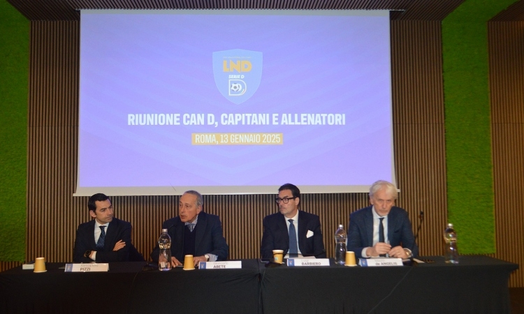 Dialogo e collaborazione, i temi centrali della riunione tra allenatori, capitani e Commissione Arbitri Serie D