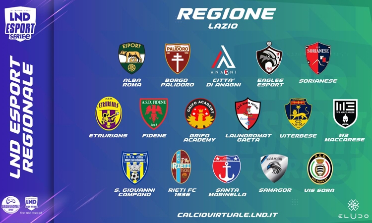 Al via la eSerieE: il Campionato Regionale di Calcio Digitale prende il via nel Lazio