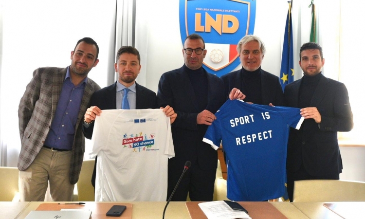 Il calcio contro le discriminazioni: In campo LND e Consiglio d'Europa