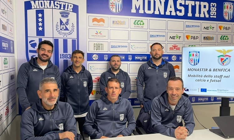 Un successo il progetto europeo “Monastir e Benfica - Mobilità nello staff nel calcio e futsal”
