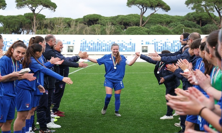 Sara Isabel Pisoni e il saluto alla Rappresentativa Nazionale U20: un legame che va oltre il campo