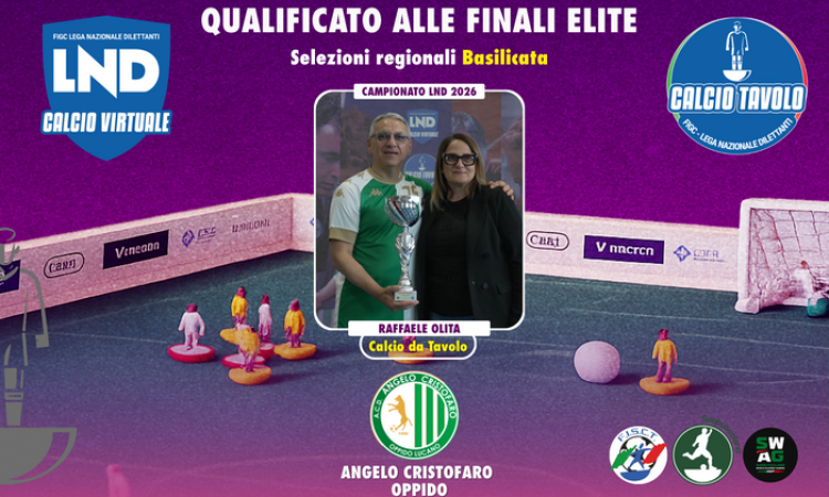 Calcio Tavolo: in Basilicata vince l’Angelo Cristofaro Oppido